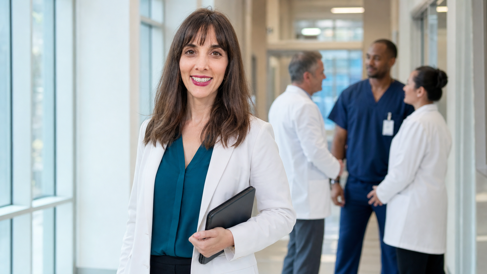 Josette Perrone in a healthcare team setting
